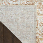 Nourison Home Astra Machine Washable Rust 4' x 6' Area Rug - Easy Clean, Non Shedding, Bed Room, Living Room, Dining Room, Kitchen (4' x 6')