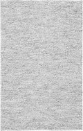 SAFAVIEH Natura Collection Accent Rug - 2' x 3', Light Grey & Ivory, Handmade Wool Blend, Textured Design, Ideal for Hallway, Bedroom, Foyer (NAT620G)