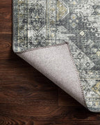 Loloi II Skye Collection SKY-09 Graphite/Silver 2'-6" x 10'-0" Runner Rug
