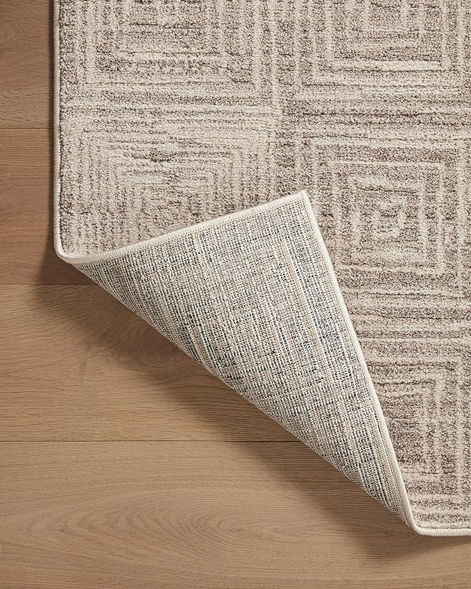 Loloi Darby Collection DAR-05 Beige/Grey 6'-7" x 9'-3" Area Rug
