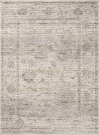 Loloi Magnolia Home by Joanna Gaines Millie Collection MIE-01 Silver/Dove 11'-6" x 15'-7", .25" Pile Height, Area Rug