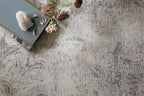 Loloi Loren Collection LQ-04 Silver/Slate 7'-6" x 9'-6" Area Rug