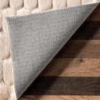 Nuloom Nia Beige, 7'6" x 9'6", Cozy Shag, Fluffy and Soft, High Traffic, Stain Resistant, Easy Clean, Durable Machine Washable Area Rug for Bedroom, Living Room, Dining, Den, Foyer, Entryway