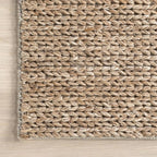 Nuloom Penelope Tan, 2' x 8', Hand-Braided, Wool & Cotton, Soft and Textured, High Traffic, Stain Resistant, Easy Clean, Durable Runner for Bedroom, Living Room, Dining, Foyer, Entryway
