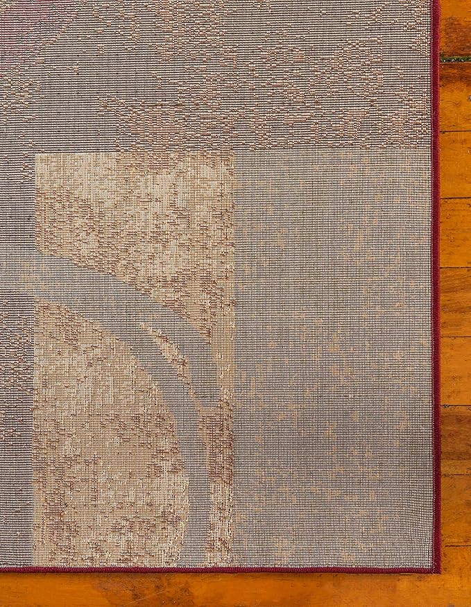 Unique Loom Barista Collection Area Rug - Kouillou (10' x 13' 1" Rectangle, Multi/ Brown)