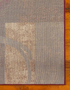 Unique Loom Barista Collection Area Rug - Kouillou (4' 1" x 6' 1" Rectangle, Multi/ Brown)