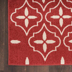 Nourison Home Nourison Essentials Brick Ivory 4' x 6' Area Rug - Easy Clean, Non Shedding, Bed Room, Living Room, Dining Room, Kitchen (4' x 6')