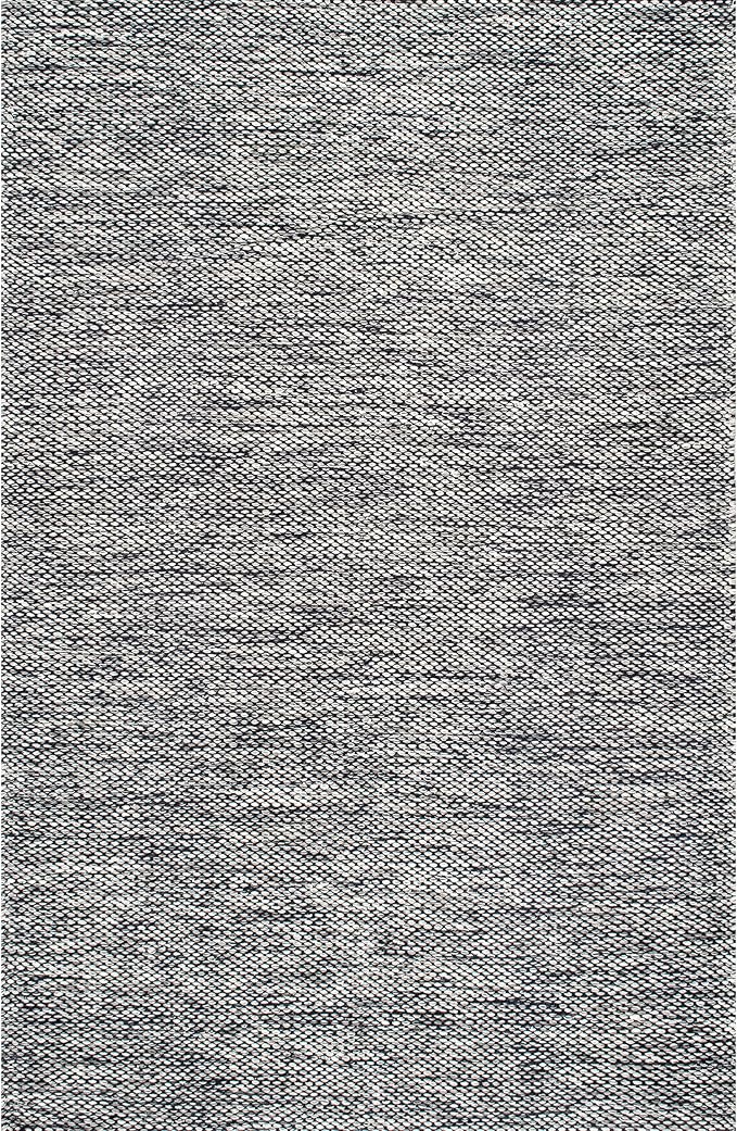 Nuloom Alessi Hand Woven, Grey, 11'6" x 14'6", Solid, Cotton, Soft and Gentle, High Traffic, Stain Resistant, Easy Clean, Durable Area Rug for Bedroom, Living Room, Dining Space, Den, Foyer, Entryway