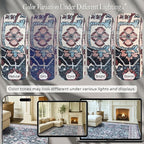 Fame Rugs Turkish Rug. Washable Vintage Oriental Antique Inspired Traditional Doormat Small Modern Area Rugs Luxury Entryway Entry Bedroom Bathroom Kitchen (409CN, 2' x 3')
