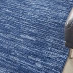 Nourison Home Nourison Essentials Navy Blue 4' x 6' Area Rug - Easy Clean, Non Shedding, Bed Room, Living Room, Dining Room, Kitchen (4' x 6')