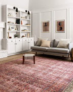 Loloi Loren Collection LQ-05 Eggplant/Crimson 5'-0" x 7'-6" Area Rug