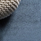 JONATHAN Y Haze Solid Low-Pile Navy Indoor Area Rug 3x5, Coastal,Bohemian,Minimalist,Classic, Easy-Cleaning for Living Room,Bedroom,Kitchen,Pet Friendly,Non-Shedding (SEU100C-3)