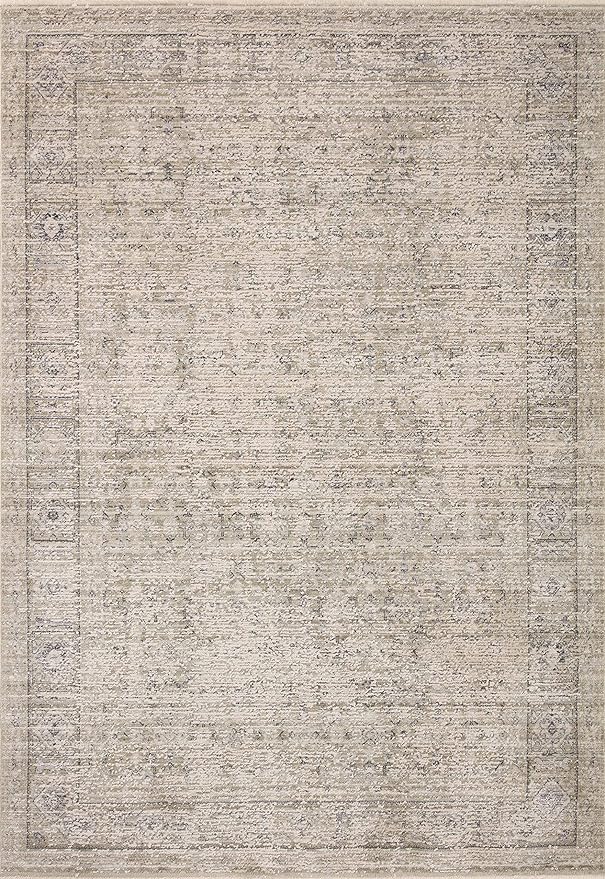 Loloi Amber Lewis Alie Collection ALE-03 Taupe/Dove 2'-7'' x 12'-0'', .13'' Pile Height, Runner Rug