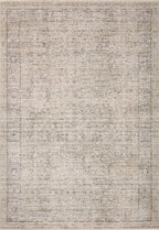 Loloi Amber Lewis Alie Collection ALE-03 Taupe/Dove 5'-3'' x 5'-3'', .13'' Pile Height, Round Area Rug