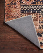 Loloi Layla Collection LAY-14 Mocha/Blush 2'-6" x 9'-6" .13" Thick Runner Rug, Soft, Durable, Vintage Inspired, Distressed, Low Pile, Non-Shedding, Easy Clean, Printed, Living Room Rug