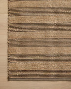 Loloi Chris Loves Julia Judy Collection JUD-06 Natural/Chocolate 8'-6" x 11'-6" Area Rug