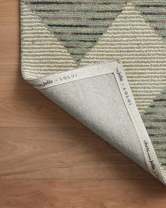 Loloi Chris Loves Julia Francis Collection FRA-01 Spa/Granite 8'-6" x 12' Area Rug