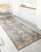 Loloi Skye Collection SKY-10 Sea/Rust 8'-0" x 8'-0" Round Area Rug