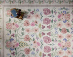 Loloi Rifle Paper Co. Rosa Collection RSA-01 Ivory 2'-6" x 7'-6" Runner Rug