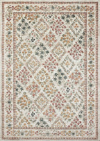 Loloi Rifle Paper Co. Laurel Collection LAU-04 Cream/Multi 2'-8" x 8' Runner Rug
