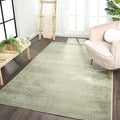 Eyely UES100O-9 Supersoft Haze Solid Low-Pile Indoor Area Rug Casual;Contemporary;Solid;Traditional, Bedroom, Kitchen, Living Room, Easy-Cleaning, Non-Shedding, 9 X 12, Green