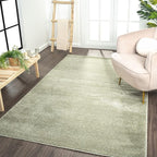JONATHAN Y Haze Solid Low-Pile Green Indoor Area Rug 10x14, Coastal,Bohemian,Minimalist,Classic, Easy-Cleaning for Living Room,Bedroom,Kitchen,Pet Friendly,Non-Shedding (SEU100O-14)
