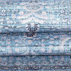 Fame Living Washable Area Rug. Modern Farmhouse. Vintage. Turkish. Bohemian. Distressed. Oriental. Traditional. Rugs for Living Room. Dining. Bedroom. Office. Entryway. Foyer. (866CBl, 5' x 6'9")