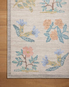 Loloi Rifle Paper Co. Rosa Collection RSA-03 Cream 5'-0" x 7'-6" Area Rug
