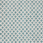 Nourison Home Courtyard Ivory Aqua 3' x 5' Area Rug - Easy Clean, Non Shedding, Bed Room, Living Room, Dining Room, Kitchen (3' x 5')