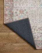 Loloi Rifle Paper Co. Maison Collection MAO-08 Cream 3'-0" x 3'-0" Round, .19" Pile Height, Accent Rug