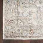Nourison Home Astra Machine Washable Grey Multicolor 2'2" x 8' Area Rug - Easy Clean, Non Shedding, Bed Room, Living Room, Dining Room, Kitchen (8' Runner)