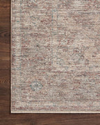Loloi Magnolia Home by Joanna Gaines Millie Collection MIE-04 Brick/Fog 11'-6" x 15'-7", .25" Pile Height, Area Rug