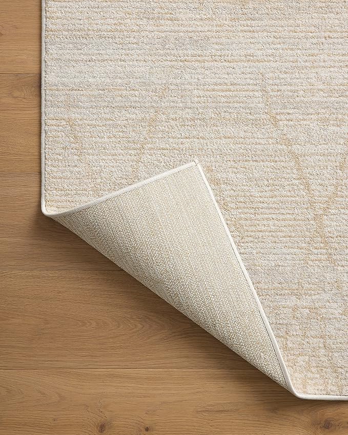 Loloi Kamala Collection KAM-03 Natural/Mist 4'-0" x 6'-0" Accent Rug