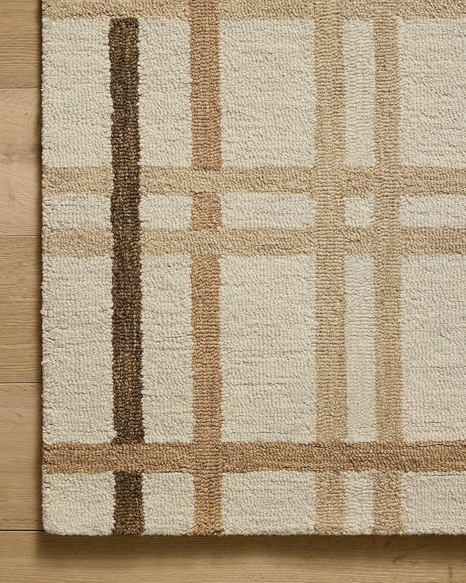 Loloi Magnolia Home by Joanna Gaines Waylon Collection WAY-01 Natural/Bark 2'-6" x 7'-6" Runner Rug