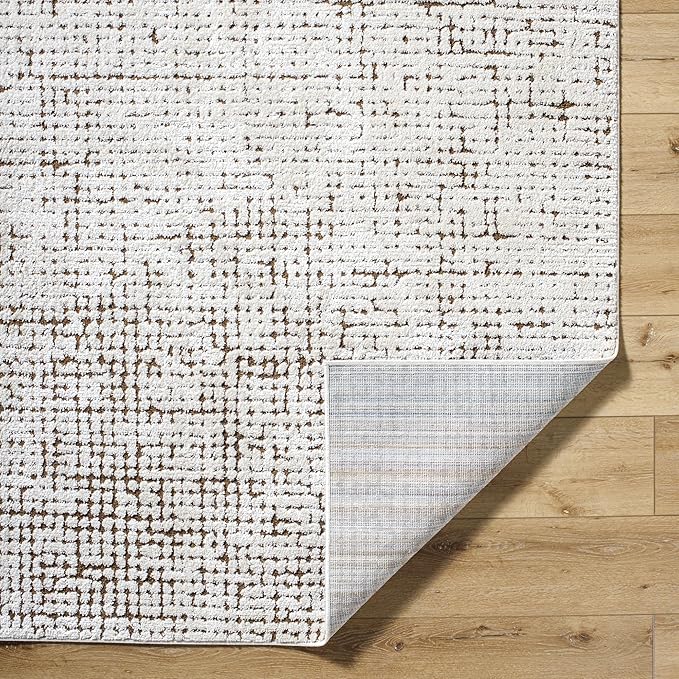 Livabliss x Our PNW Home Cascade Minimalist Area Rug, 12' x 15', Brown