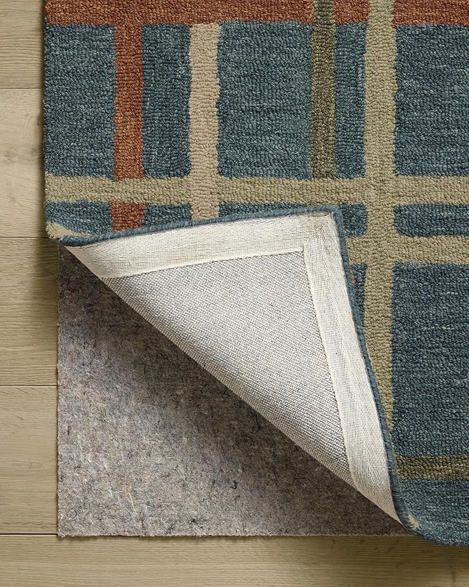 Loloi Magnolia Home by Joanna Gaines Waylon Collection WAY-01 Denim/Multi 2'-6" x 7'-6" Runner Rug