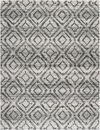 SAFAVIEH Area Rug 8x10 - Adirondack Collection - Large - Ivory & Dark Green, Geometric Trellis Pattern, Non-Shedding & Easy Cleaning, Ideal for Living Room, Bedroom, Office, Dining Space (ADR131W)