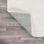 JONATHAN Y Haze Solid Low-Pile Cream Indoor Area Rug 8x10, Coastal,Bohemian,Minimalist,Classic, Easy-Cleaning for Living Room,Bedroom,Kitchen,Pet Friendly,Non-Shedding (SEU100T-8)