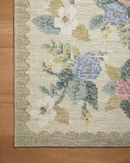 Loloi Rifle Paper Co. Rosa Collection RSA-02 Cream/Multi 7'-6" x 9'-6" Area Rug