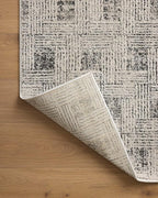 Loloi Kamala Collection KAM-01 Grey/Graphite 2'-7" x 10'-0" Runner Rug