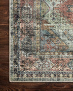 Loloi Skye Collection SKY-06 Apricot/Mist 7' x 9' Oval Area Rug