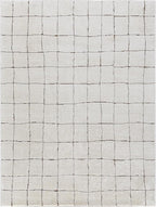 Livabliss x Our PNW Home Cascade Minimalist Area Rug, 6'7" x 9', Ivory