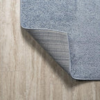 JONATHAN Y Haze Solid Low-Pile Classic Blue Indoor Area Rug 10x14, Coastal,Bohemian,Minimalist,Classic, Easy-Cleaning for Living Room,Bedroom,Kitchen,Pet Friendly,Non-Shedding (SEU100F-14)