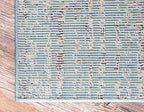 Unique Loom Solid Shag Collection Area Rug (2' 7" x 10' Runner, Deep Aqua Blue)