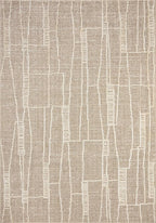 Loloi Amber Lewis Bexley Collection BEX-05 Mushroom/Natural 2'-7" x 12'-0" Runner Rug Neutral, Textured, Living, Bedroom, Dining, Carpet