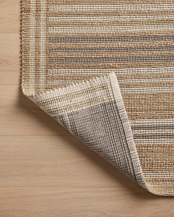 Loloi Chris Loves Julia Judy Collection JUD-03 Natural/Dove 7'-9" x 9'-9" Area Rug