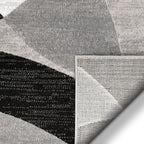 Well Woven Dulcet Bingo Grey Modern Geometric 2'7" x 3'11" Area Rug