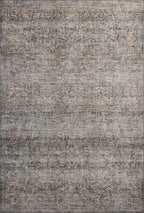Loloi Amber Lewis Josie Collection JOS-05 Dove/Gold 2'-3" x 3'-9", .13" Pile Height, Low Profile, Machine Washable, Accent Rug