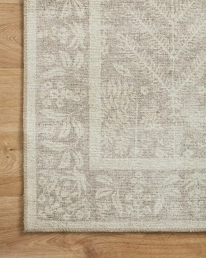 Loloi Rifle Paper Co. Maison Collection MAO-02 Bough Natural 5'-0" x 7'-6", .19" Pile Height, Area Rug
