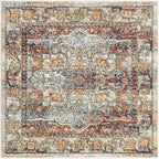 Unique Loom Isabella Collection Area Rug - Adjani (4' 1" Square, Ivory/ Beige)